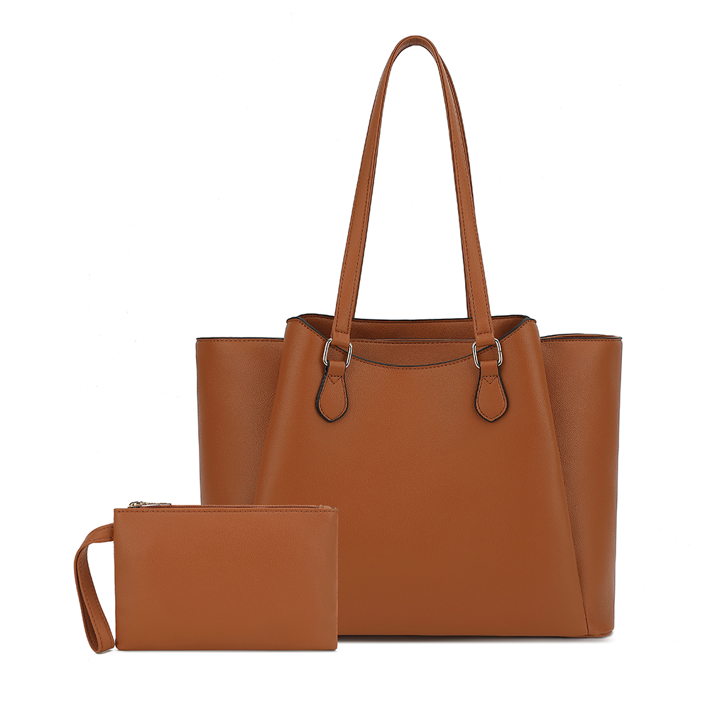 Leather Work Leather - Tote Bag voor dames, grote PU-leren