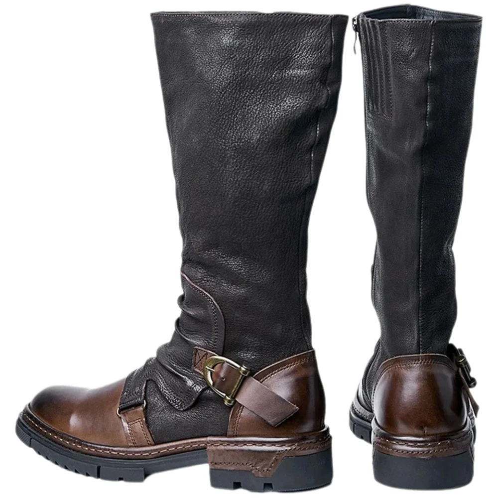 Leather Work Pants - Heren middeleeuwse retro kunstmatige PU lederen