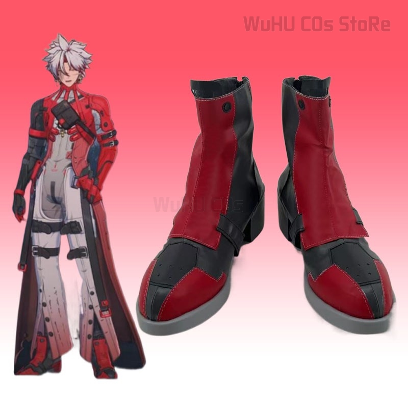 Leather Work Pants - Game Wuthering Waves Litteken Cosplay Schoenen