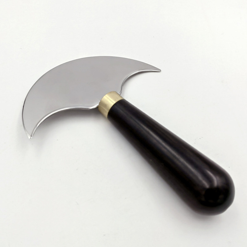 Round Knife Leatherwork - Doe-Het-Zelf Handgemaakte Lederen Gereedschappen Half Rond
