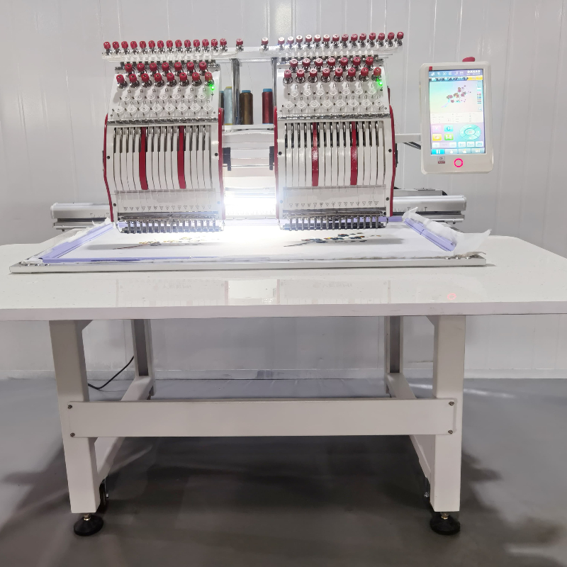 Leatherwork Products - Borduurmachine met dubbele kop, automatisch, multi-naald,