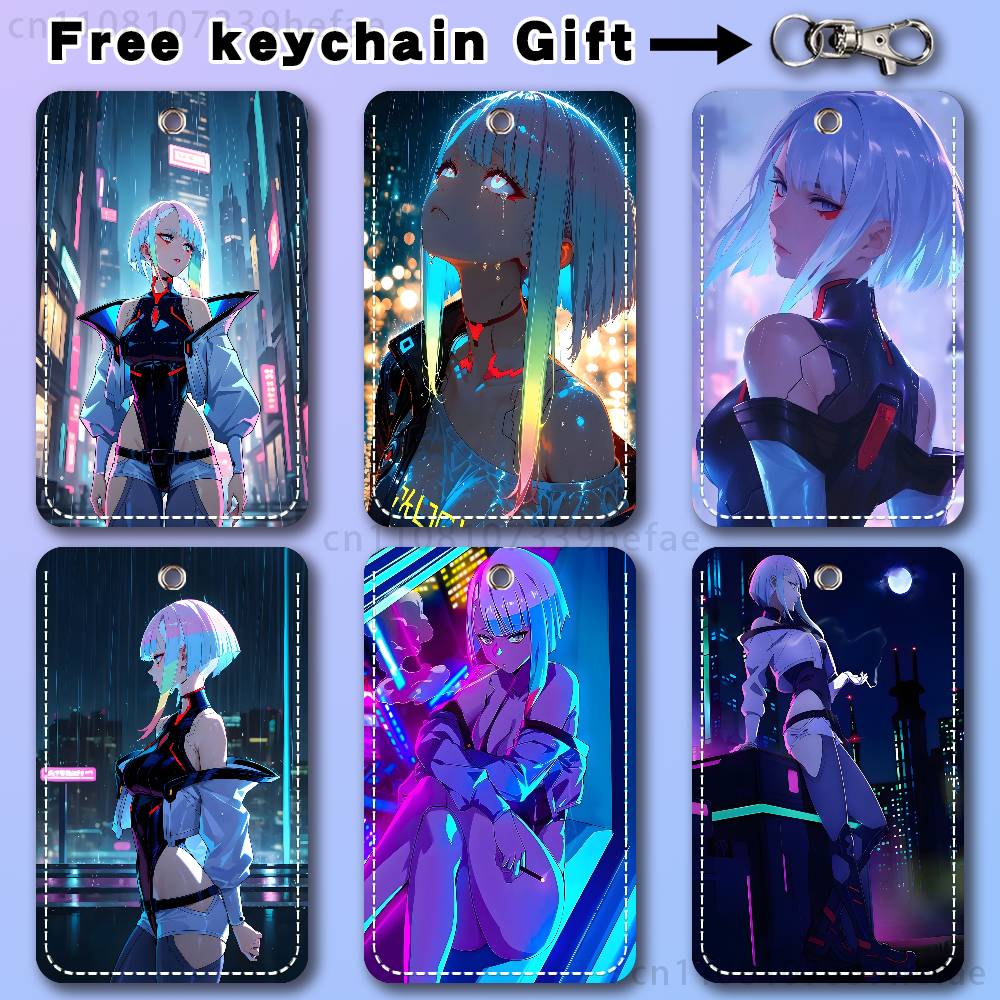 Leather Work Leather - Lucy C-Cyberpunk E-Edgerunners Houder Sleutelhanger Voor