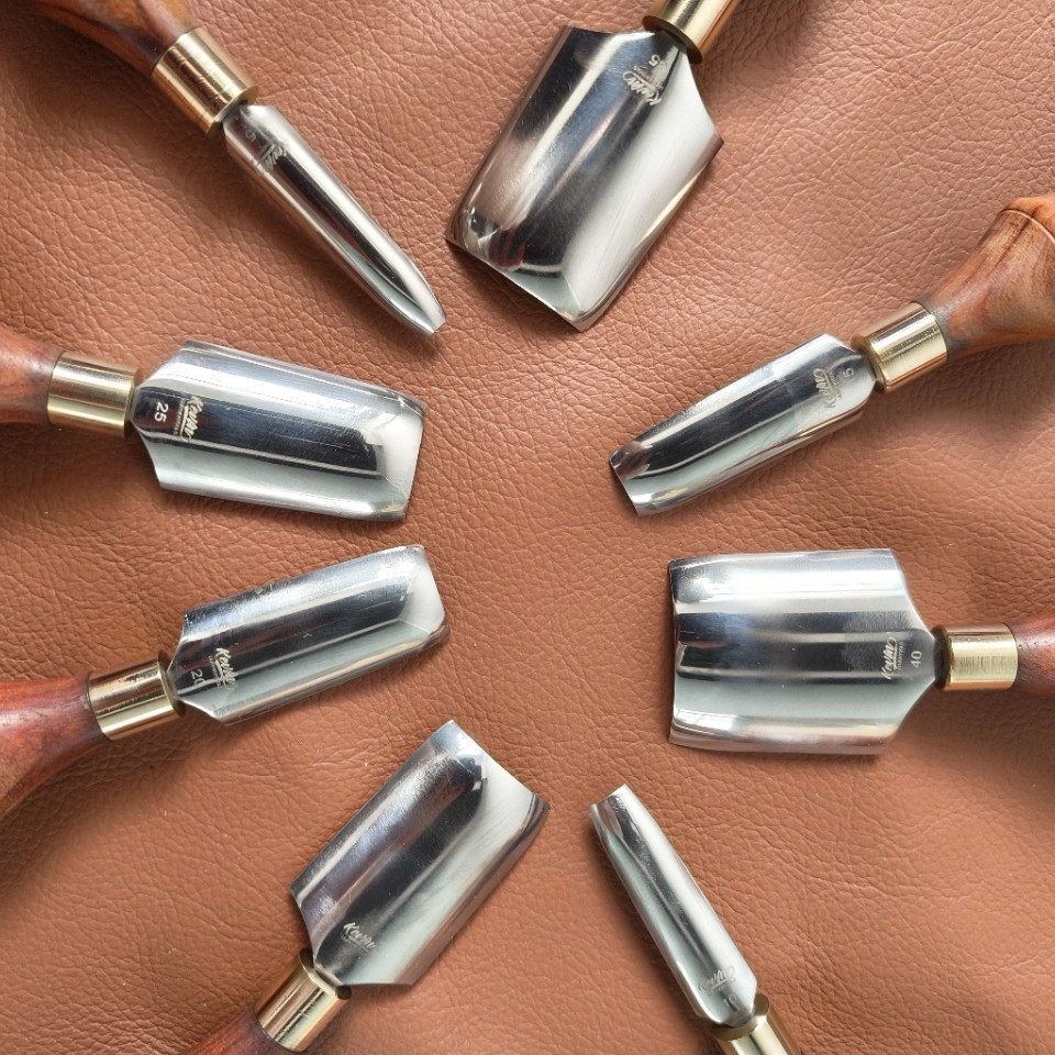 Handgemaakte lederbewerkingsge - Round Knife Leatherwork recensie en prijs