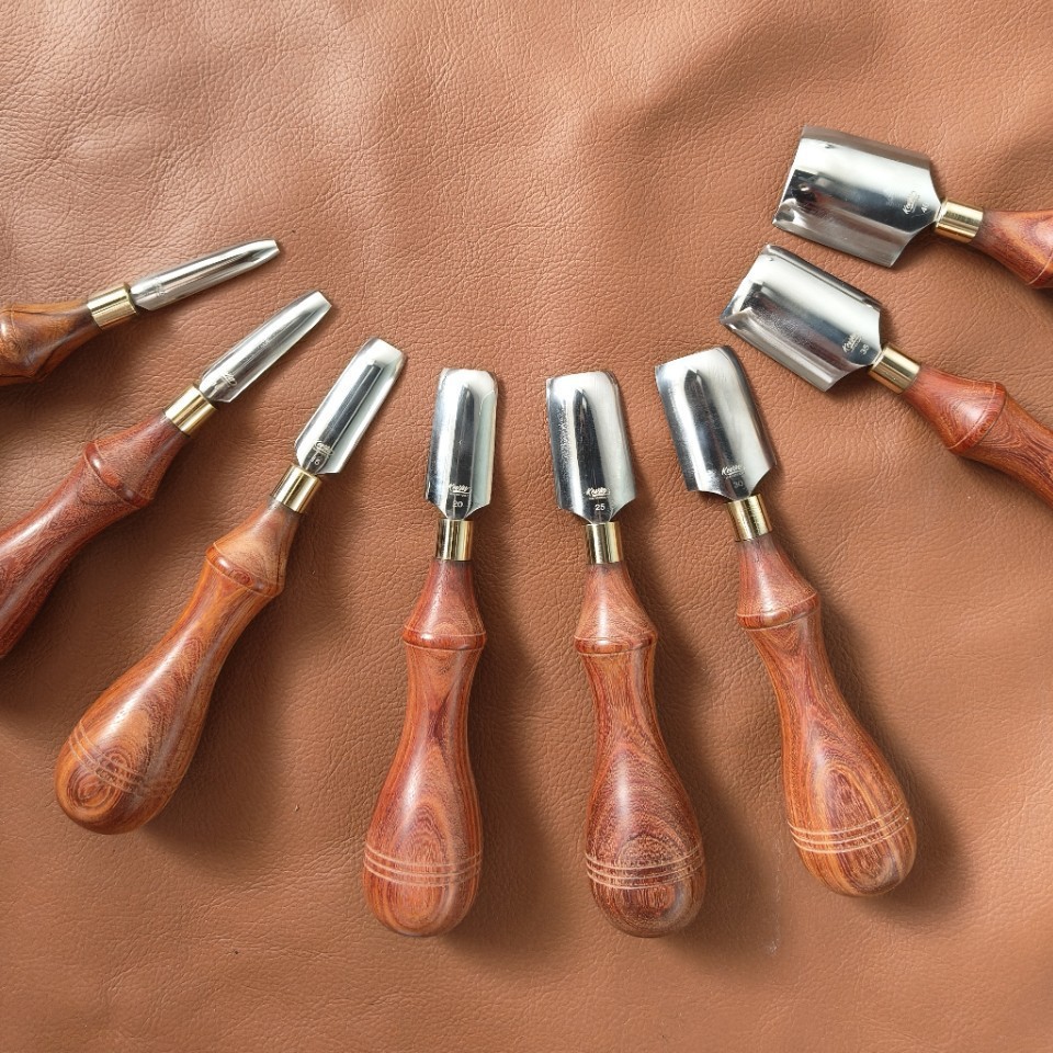 Handgemaakte lederbewerkingsge - Round Knife Leatherwork recensie en prijs