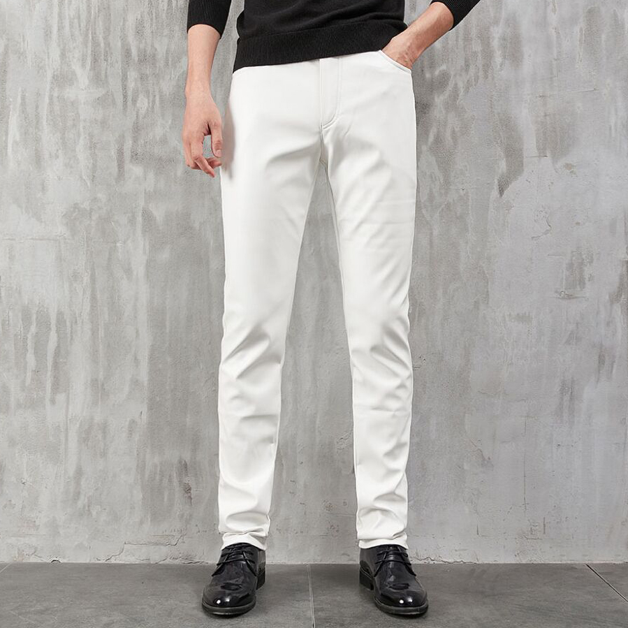 Heren Leren Broek Skinny Fit S - Leather Work Pants recensie en prijs