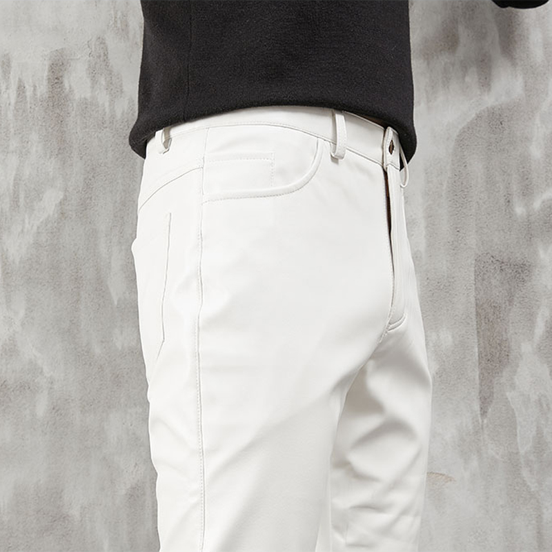 Heren Leren Broek Skinny Fit S - Leather Work Pants recensie en prijs