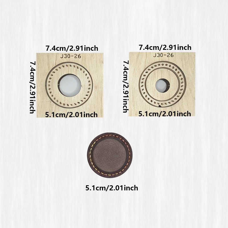 Leren sleutelhanger stansmatri - Leatherwork Products recensie en prijs