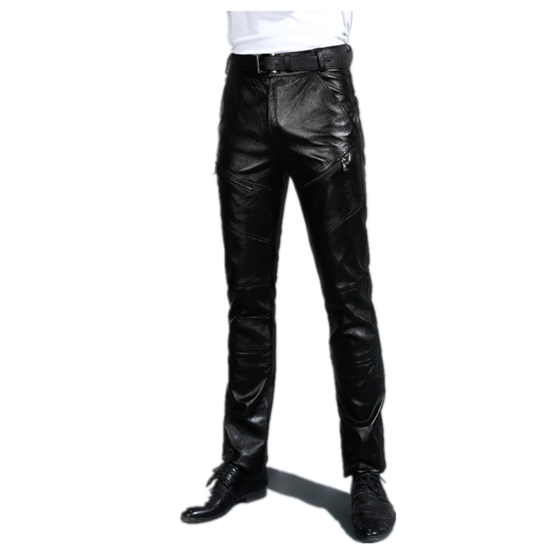 Jeugd heren lederen broek met  - Leather Work Pants recensie en prijs