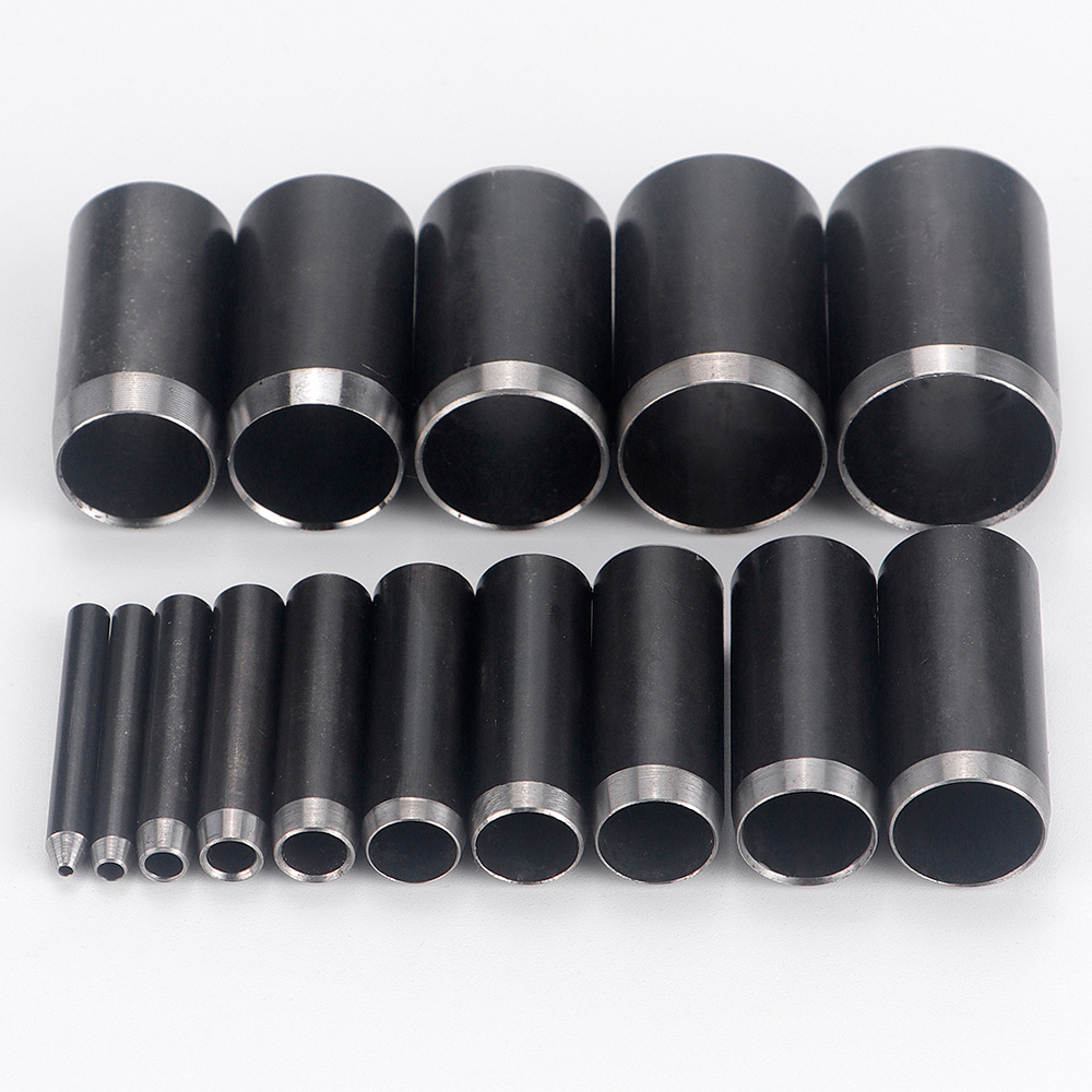1set PU lederen cirkelponsset  - Leatherwork Rings recensie en prijs