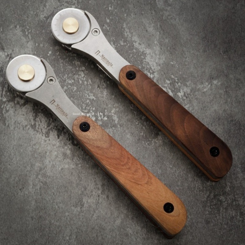 Klein metalen rolmes Roestvrij - Round Knife Leatherwork recensie en prijs