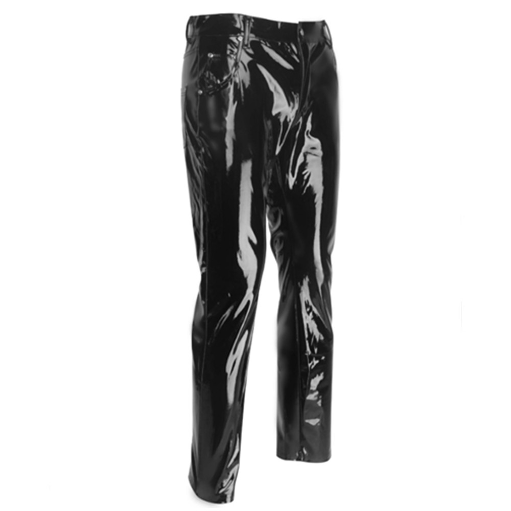 Glanzende Pvc Latex Broek Mann - Leather Work Pants recensie en prijs
