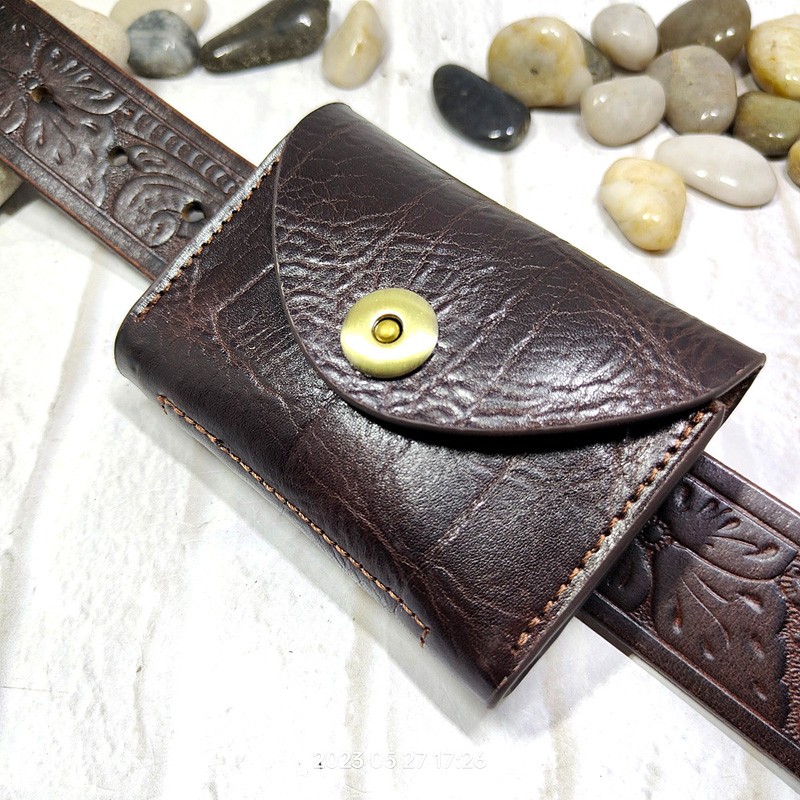 Blongk Mini Heuptas Dunne Riem - Leatherwork Wallet recensie en prijs