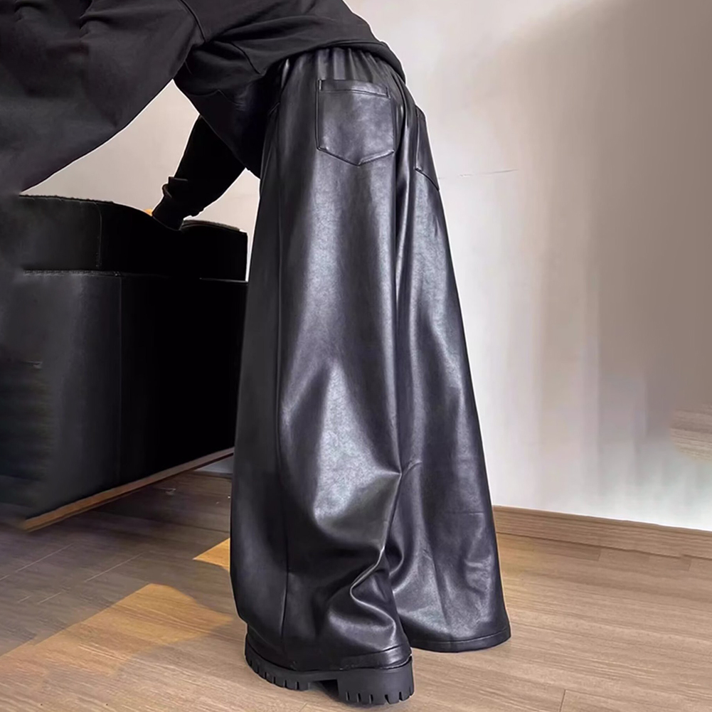 Heren retro losse casual broek - Leather Work Pants recensie en prijs