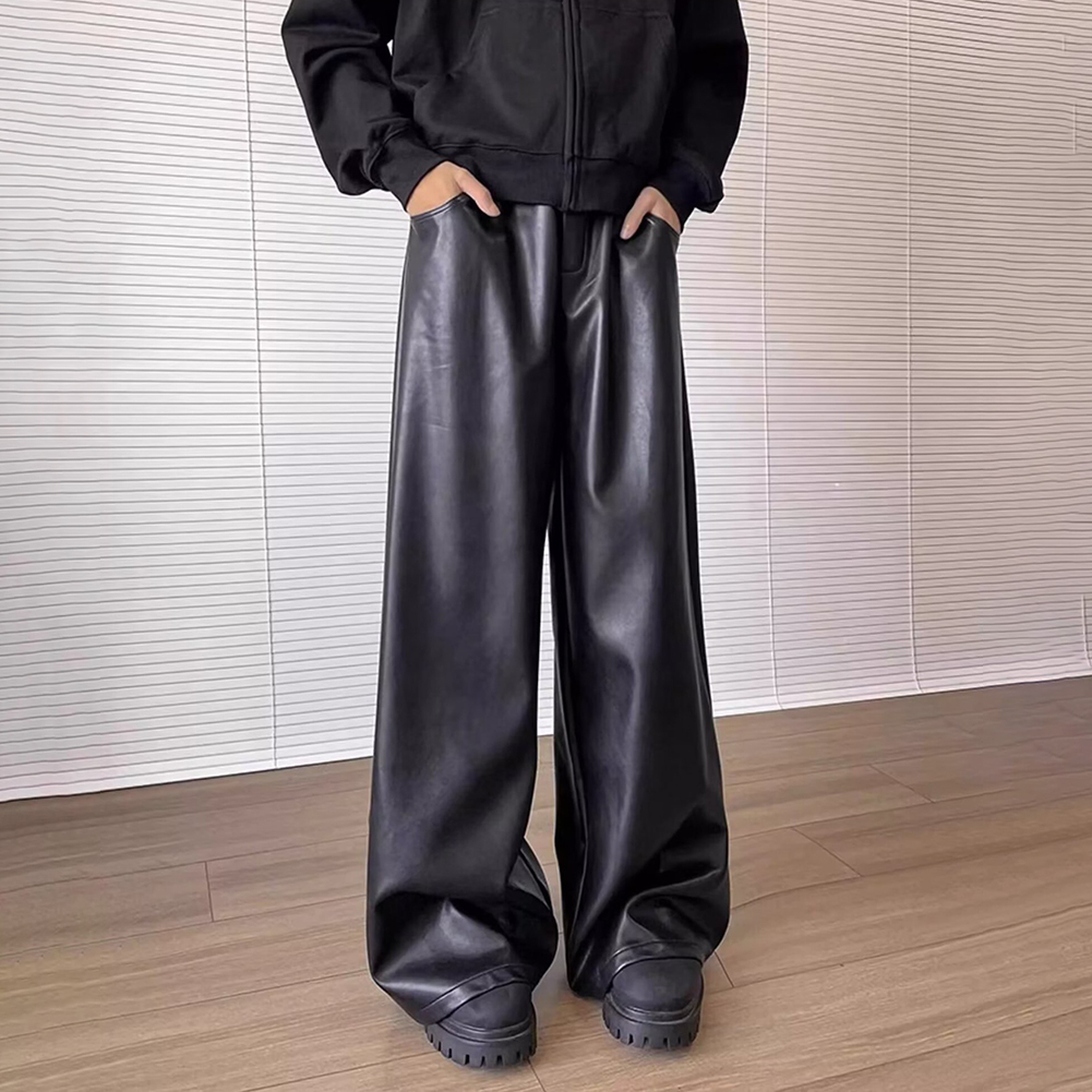 Heren retro losse casual broek - Leather Work Pants recensie en prijs