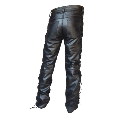 Middeleeuwse broek mannen goth - Leather Work Pants recensie en prijs