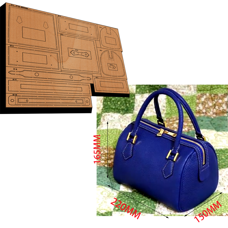 Houten snijmal voor handtas &  - Leatherwork Rings recensie en prijs