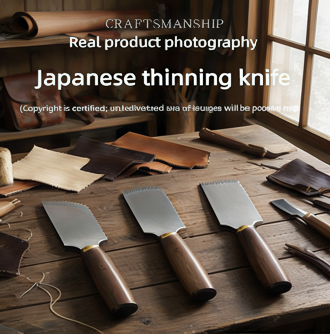 Walnoot handvat D2 staal Japan - Round Knife Leatherwork recensie en prijs