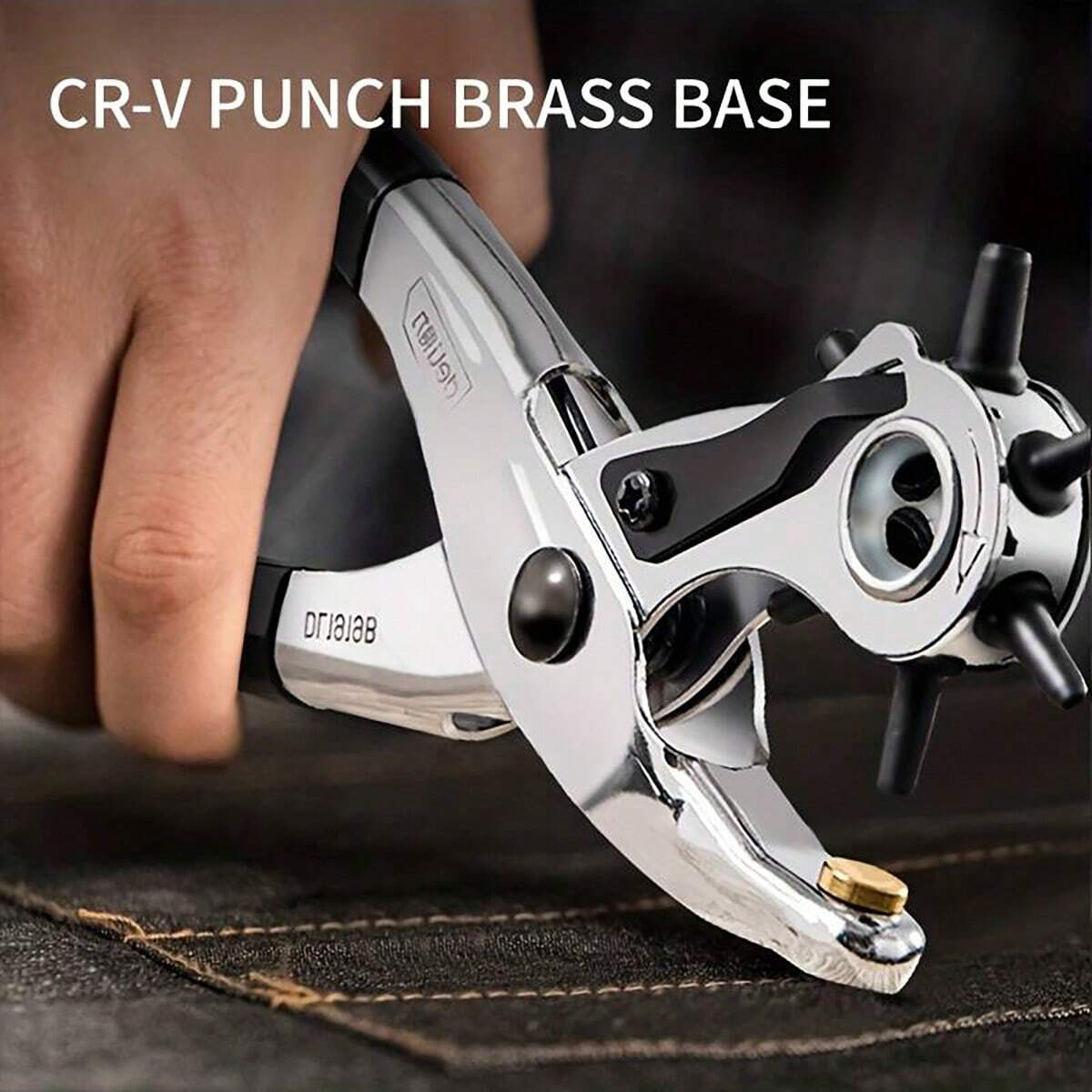 1pc-Belt Punch Tangen Lederen  - Leather Punch Revolving recensie en prijs