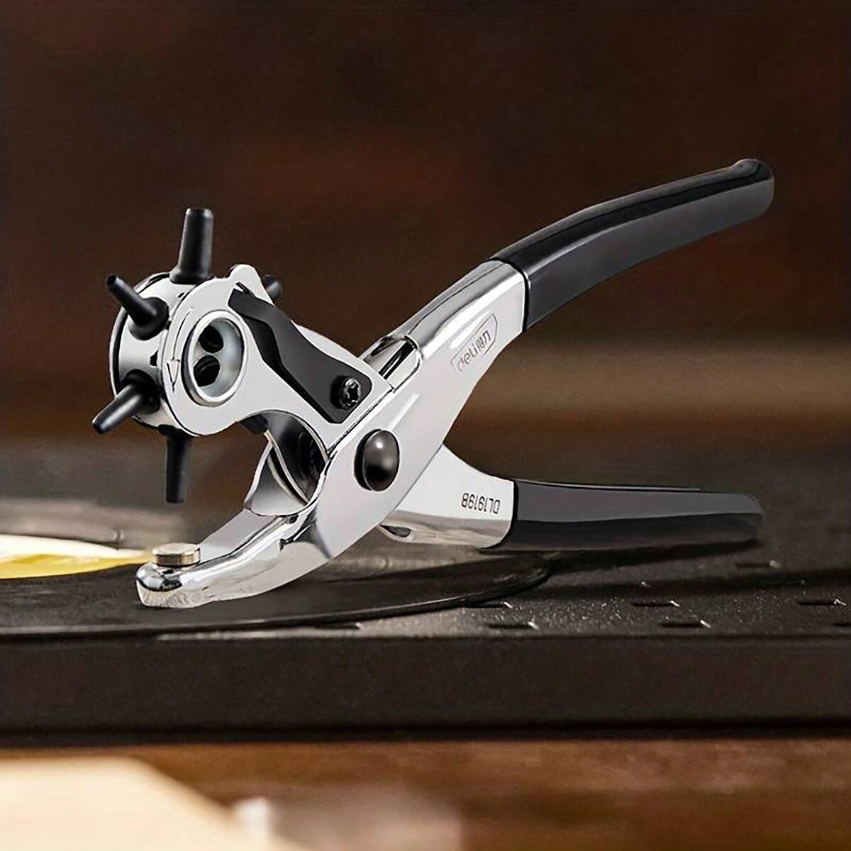 1pc-Belt Punch Tangen Lederen  - Leather Punch Revolving recensie en prijs